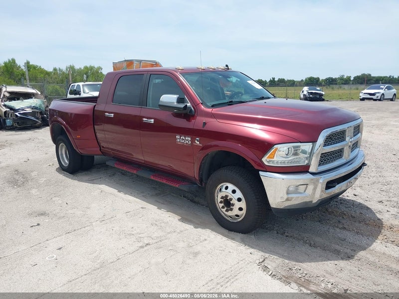 2016 Ram 3500 Laramie Red vin: 3C63RRML4GG196386