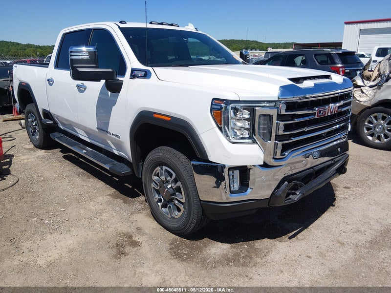 2021 Gmc Sierra 2500hd 4wd  Standard Bed Slt White vin: 1GT49NEY4MF174496