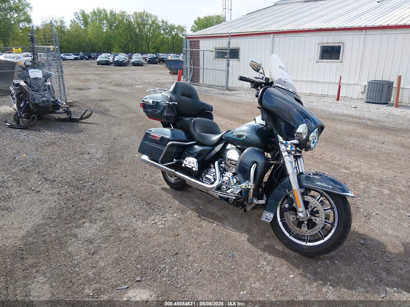 2015 Harley-davidson Flhtcu Ultra Classic Electra Gld Gray vin: 1HD1FCM17FB633047