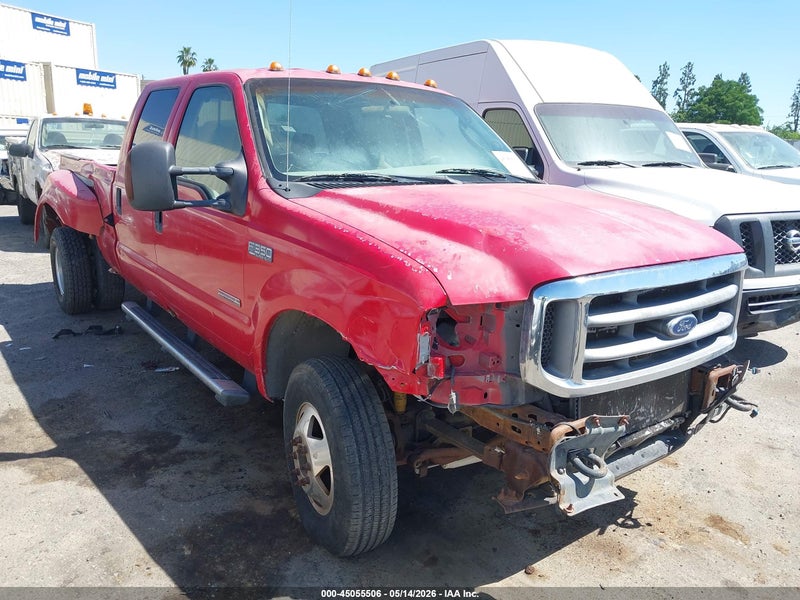 2004 Ford F-350 Lariat/xl/xlt Красный vin: 1FTWW33P64EC15667