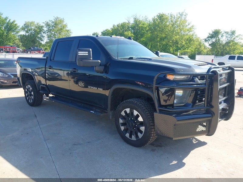 2020 Chevrolet Silverado 2500hd 4wd  Standard Bed Custom Black vin: 1GC4YME72LF152290