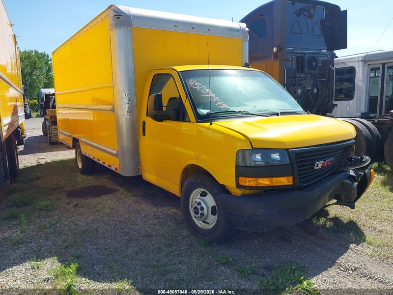 2018 Gmc Savana Cutaway Work Van Yellow vin: 7GZ37TCG3JN902054