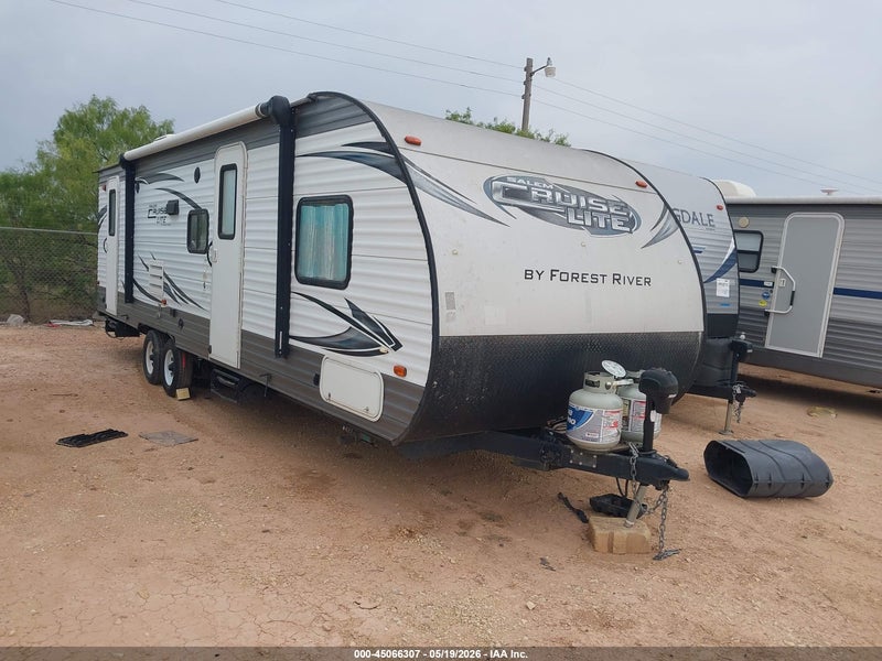2015 Forest River Salem Cruise Lite   Белый vin: 4X4TSMB24F7406399
