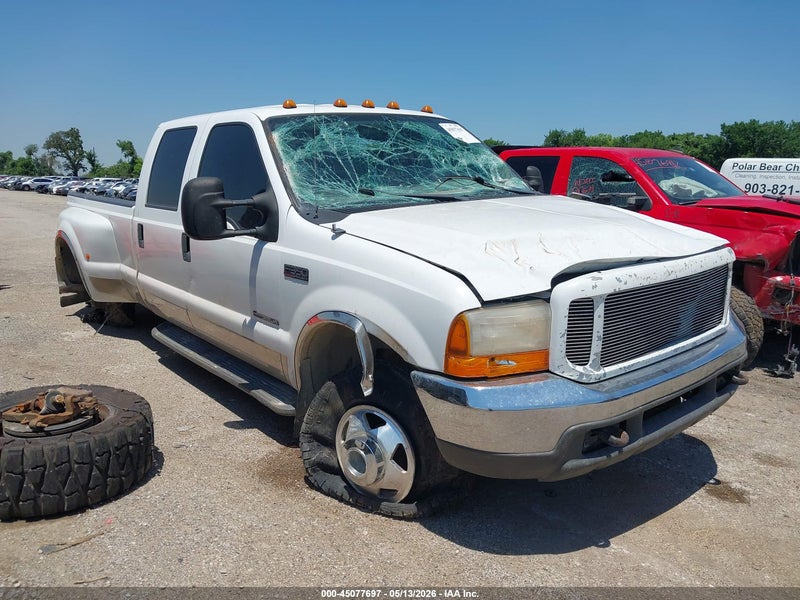 2000 Ford F-350 Lariat/xl/xlt White vin: 1FTWW33F4YEA98202