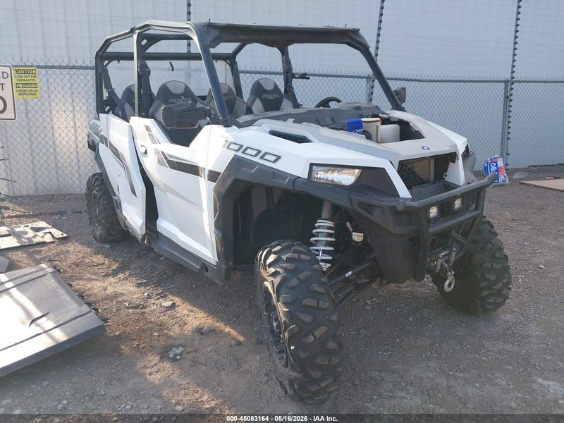 2019 Polaris General 4 1000 Eps White vin: 3NSRHE997KH480544