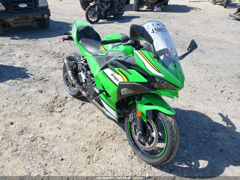 2025 Kawasaki Ex500 A/b Зеленый vin: ML5EXGJ11SDA53736