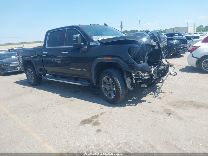 2025 Gmc Sierra 2500hd 4wd  Standard Bed Slt Black vin: 1GT4UNE77SF341825