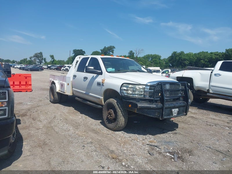 2007 Dodge Ram 3500 Laramie White vin: 3D7MX48C27G760848