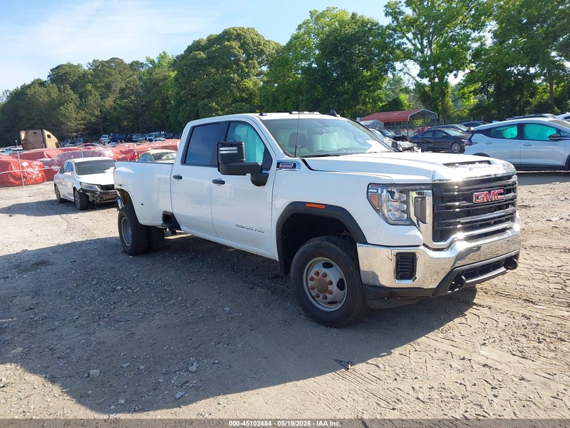 2021 Gmc Sierra 3500hd   White vin: 1GT49SEY5MF185523