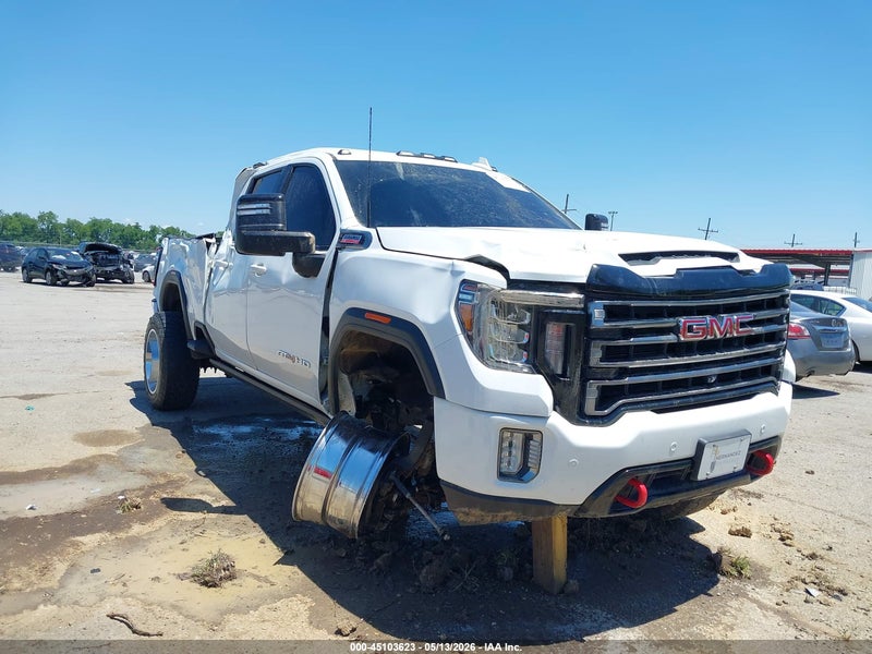 2022 Gmc Sierra 2500hd 4wd  Standard Bed At4 White vin: 1GT49PEYXNF209328