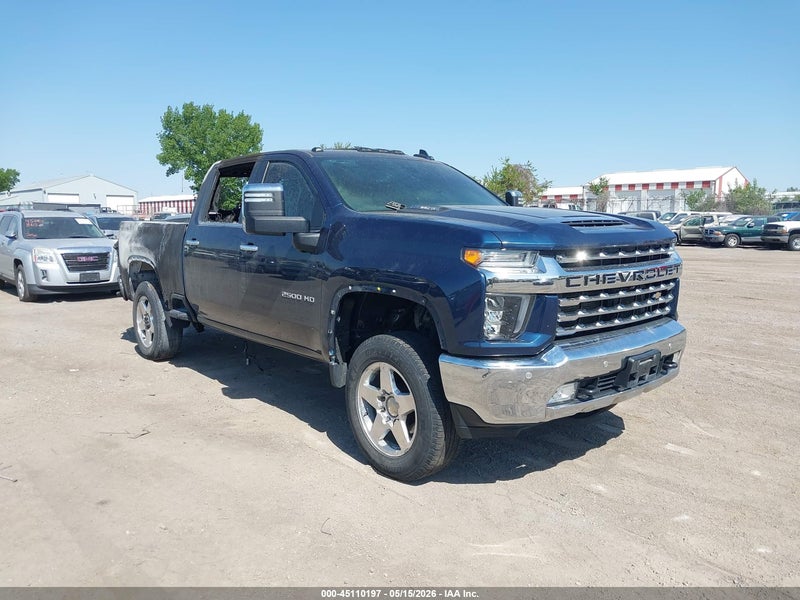 2021 Chevrolet Silverado 2500hd 4wd  Standard Bed Ltz Синий vin: 1GC4YPEY9MF138950