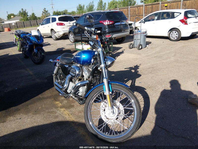 2006 Harley-davidson Xl883 C Blue vin: 1HD4CJM196K414780