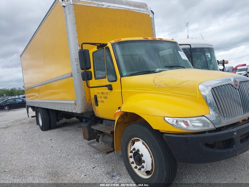 2019 International Durastar 4300   Yellow vin: 1HTMMMML9KH688119