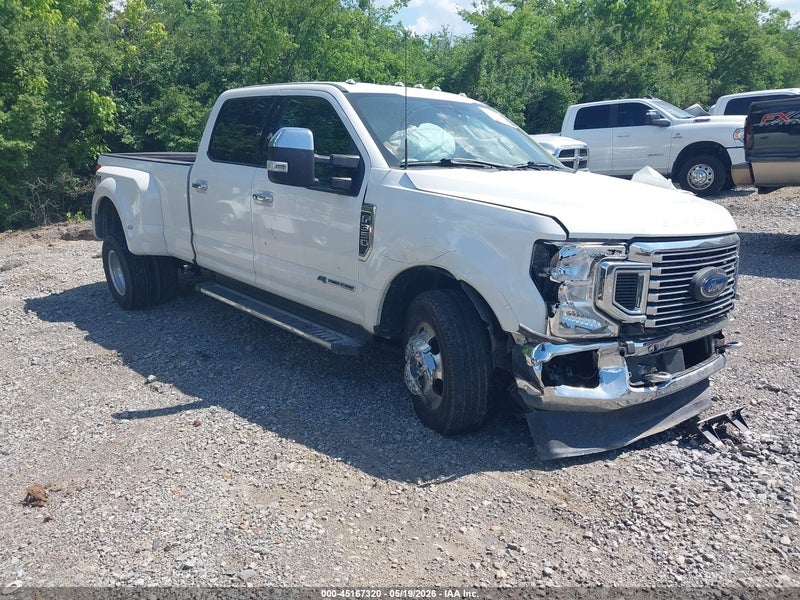 2021 Ford F-350 Lariat White vin: 1FT8W3DT2MED17469