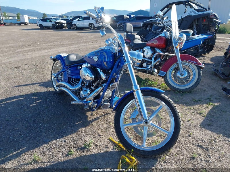 2008 Harley-davidson Fxcwc   Blue vin: 1HD1JK5138Y069453