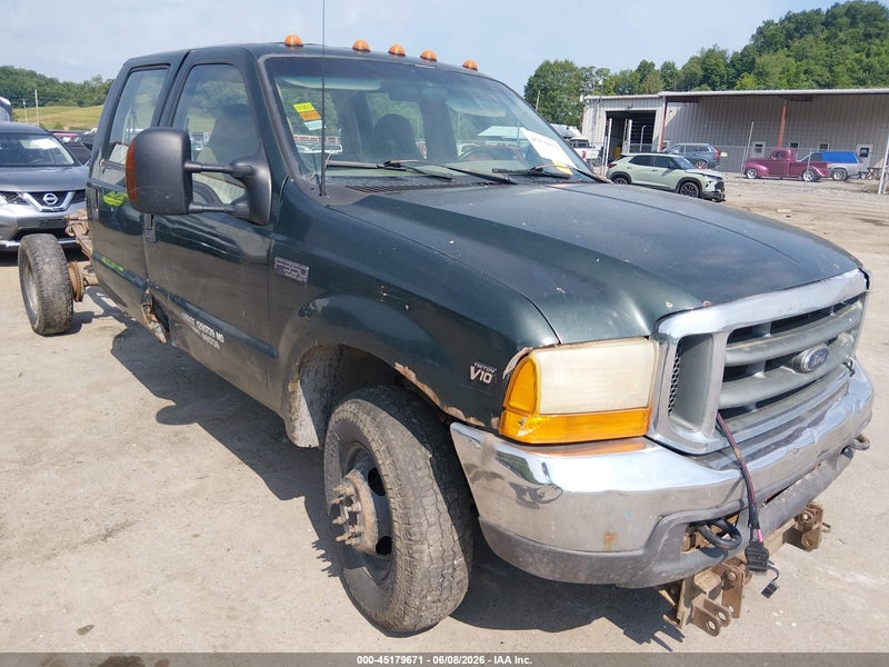 2001 Ford F-350 Lariat/xl/xlt Green vin: 1FTWW33S01ED63037