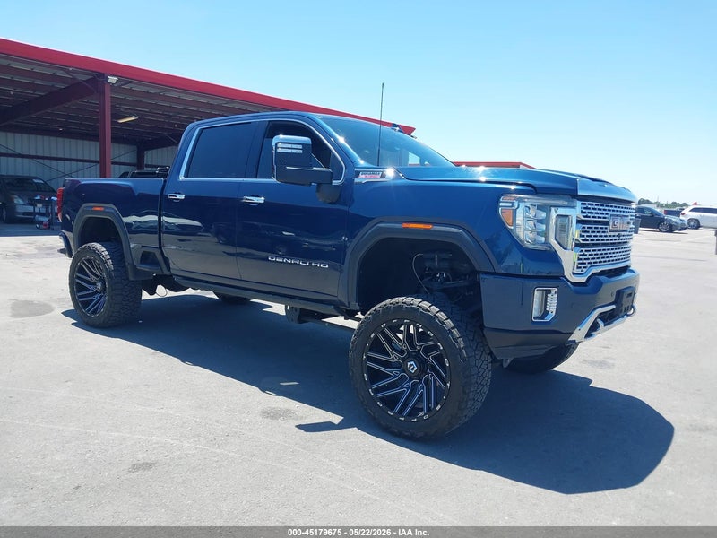2021 Gmc Sierra 3500hd 4wd  Standard Bed Denali Dark Blue vin: 1GT49WEY8MF242000