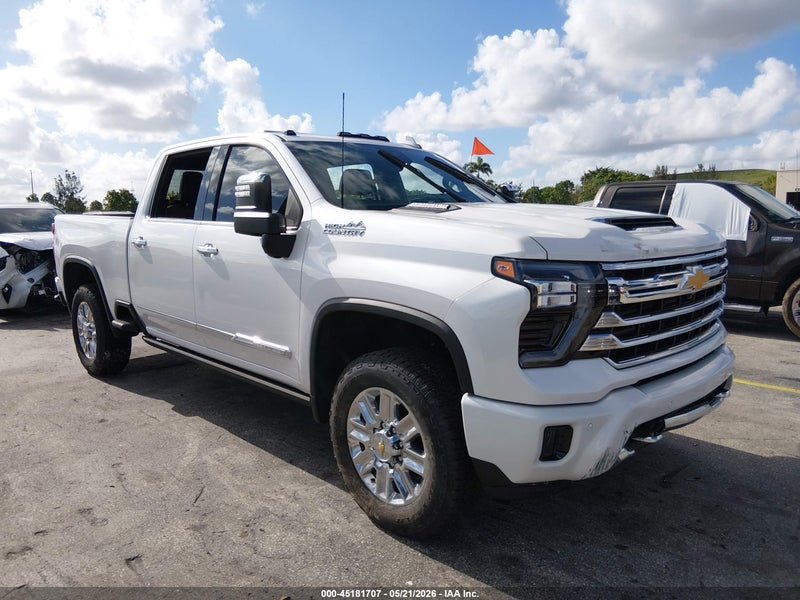 2025 Chevrolet Silverado 2500hd 4wd  Standard Bed High Country White vin: 1GC4KREYXSF270951