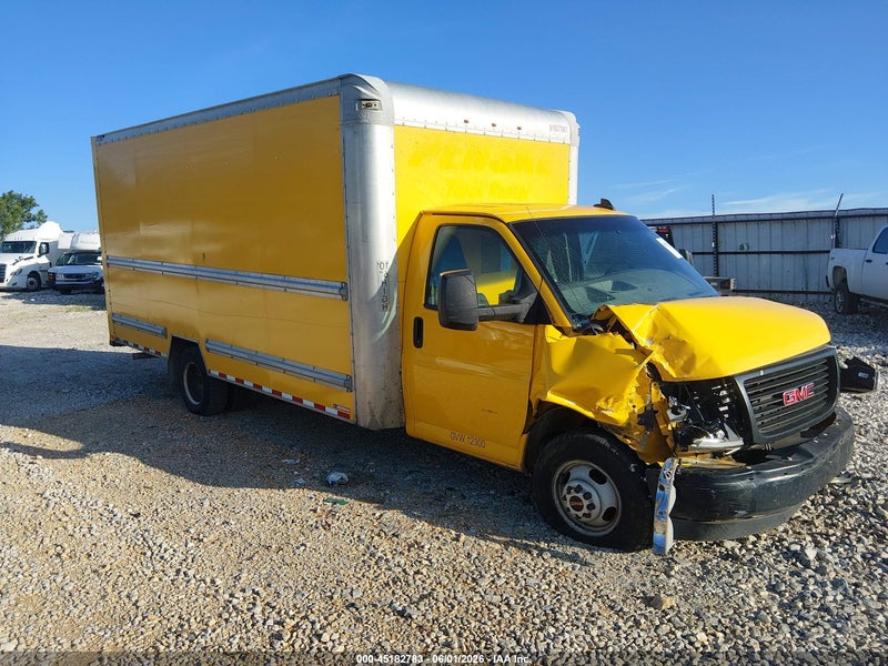 2018 Gmc Savana Cutaway Work Van Yellow vin: 7GZ37TCG3JN900370