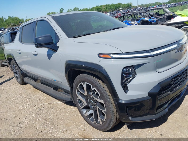 2025 Chevrolet Silverado Ev Rst Gray vin: 1GC402EL4SU408416