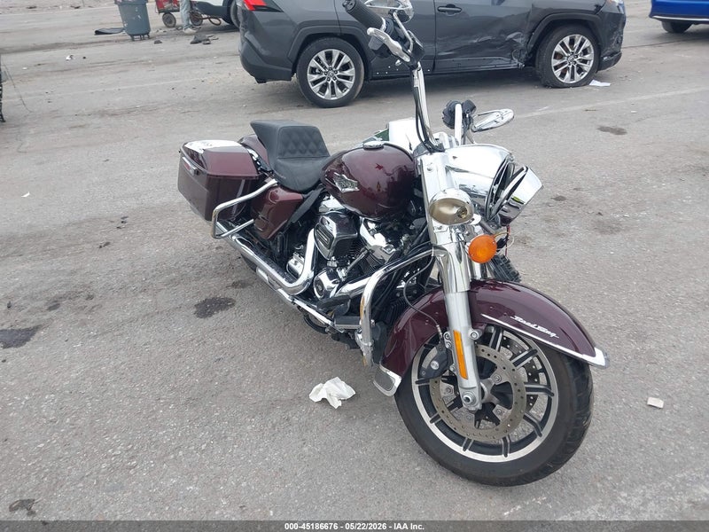 2018 Harley-davidson Flhr Road King Burgundy vin: 1HD1FBC17JB623607