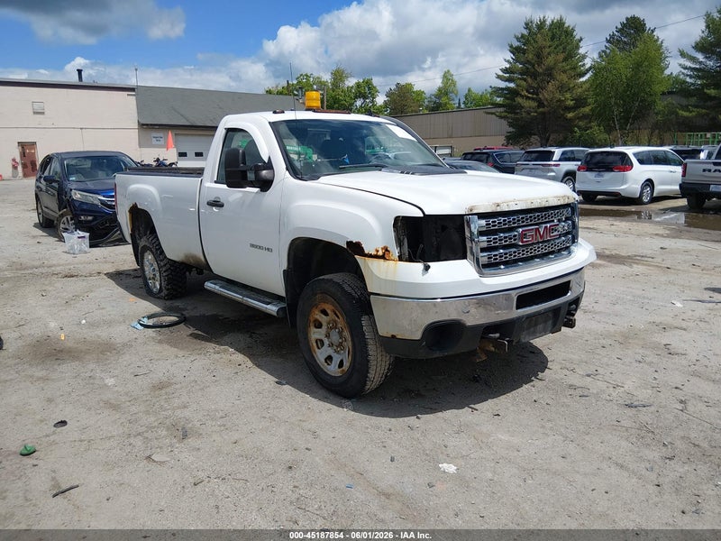 2012 Gmc Sierra 3500hd Sle White vin: 1GT323C85CF201047