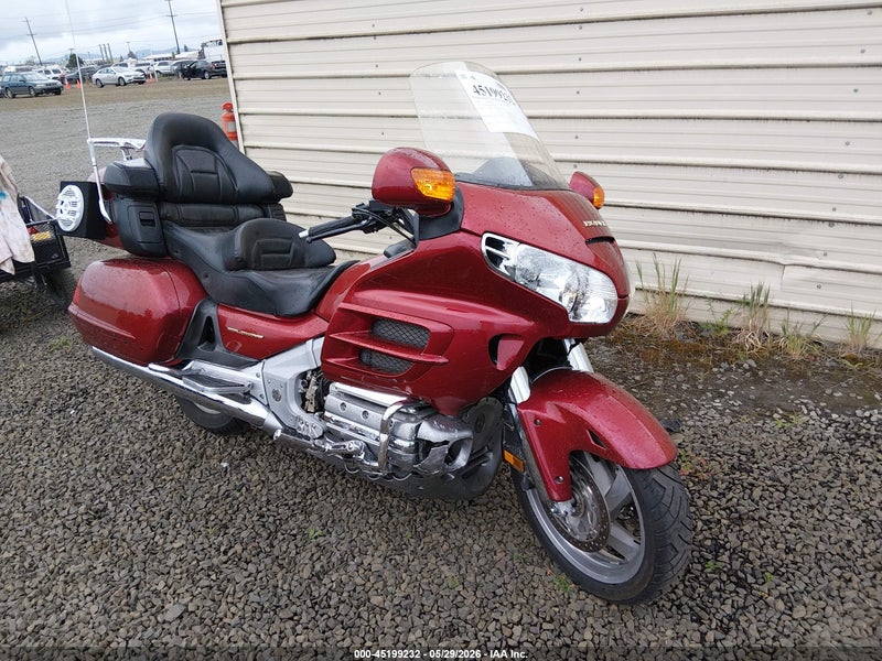 2002 Honda Gl1800 A Красный vin: 1HFSC47492A100200
