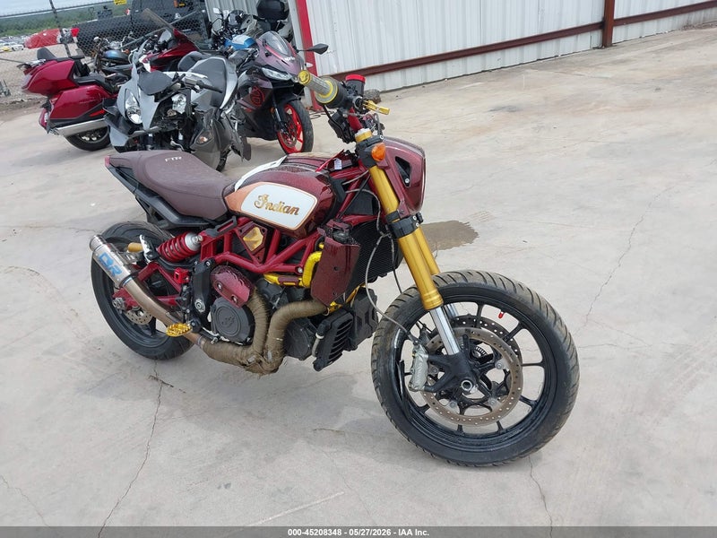 2019 Indian Motorcycle Co. Ftr 1200 S Race Replica Maroon vin: 56KRTS253K3147797