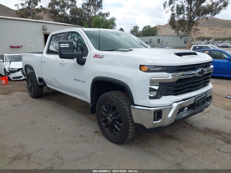 2025 Chevrolet Silverado 2500hd 4wd  Standard Bed Lt Белый vin: 2GC4KNEY1S1192849
