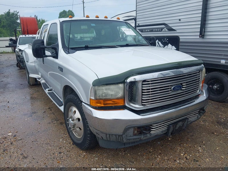 2001 Ford F-350 Lariat/xl/xlt White vin: 1FTWW32F21EB58873