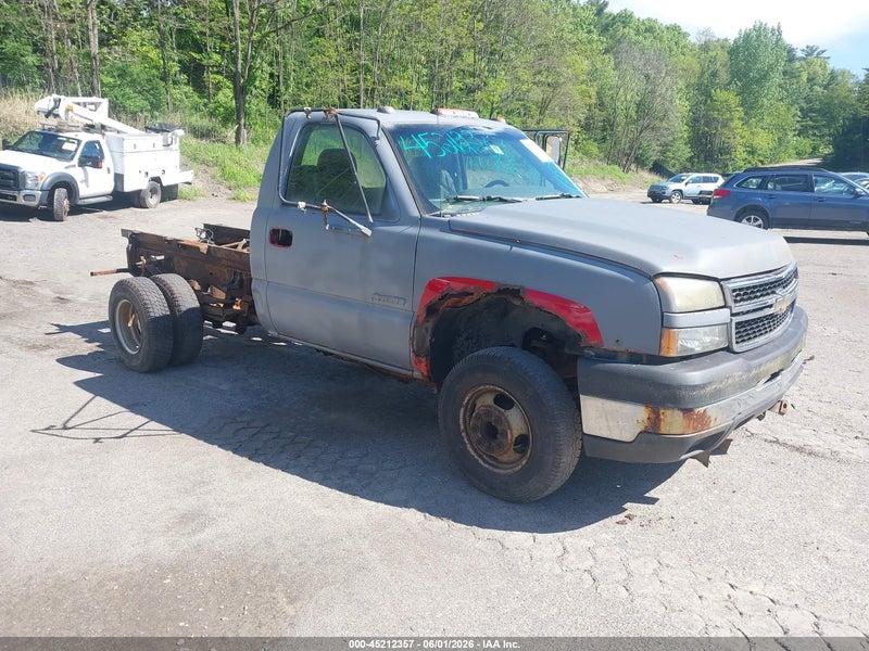 2006 Chevrolet Silverado 3500 Chassis Work Truck Blue vin: 1GBJK34U86E110291