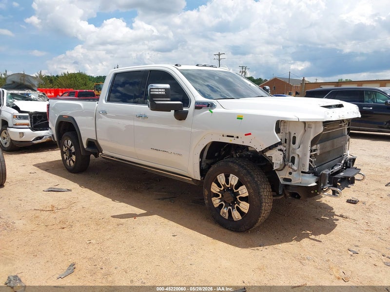 2024 Gmc Sierra 3500hd 4wd  Standard Bed Denali White vin: 1GT49WEY8RF445475