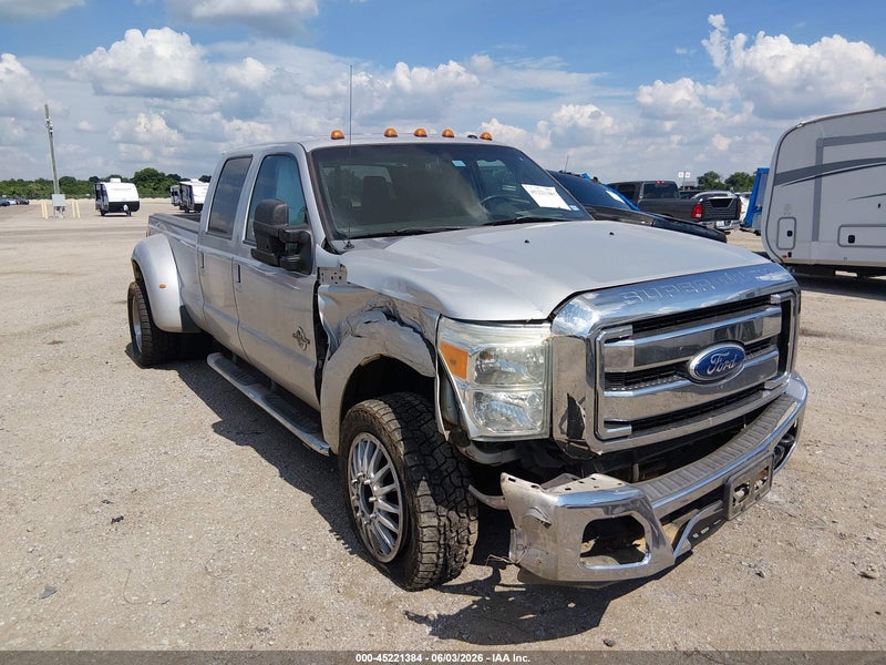 2012 Ford F-450 Lariat Silver vin: 1FT8W4DT2CEA38091