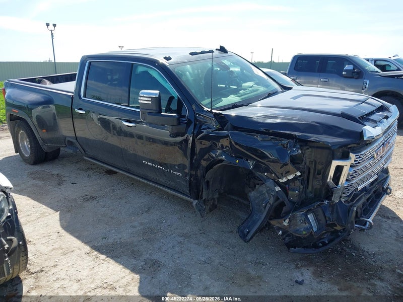 2022 Gmc Sierra 3500hd 4wd  Long Bed Denali Black vin: 1GT49WEY9NF185999