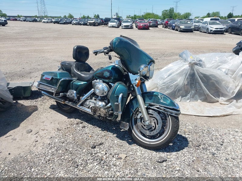 2000 Harley-davidson Flht Classic Green vin: 1HD1DJV13YY638982