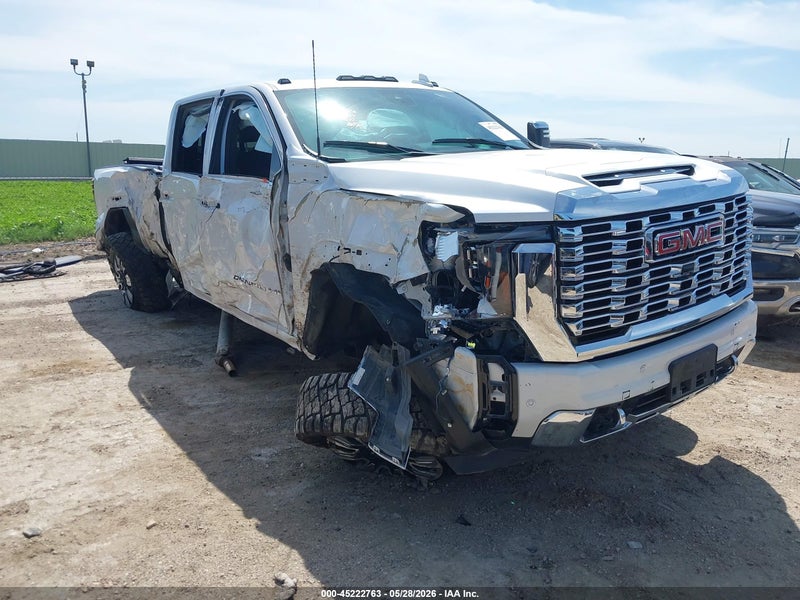 2024 Gmc Sierra 3500hd 4wd  Long Bed Denali White vin: 1GT49WEYXRF111836