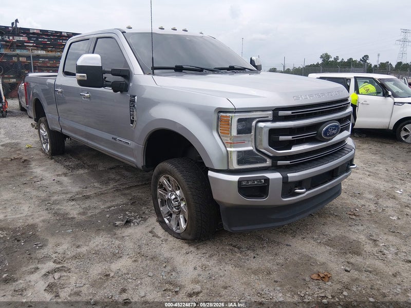 2022 Ford F-250 Platinum Silver vin: 1FT8W2BT6NEC30916