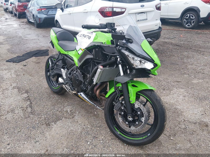 2025 Kawasaki Ex650 P Green vin: ML5EXEP18SDAE7424