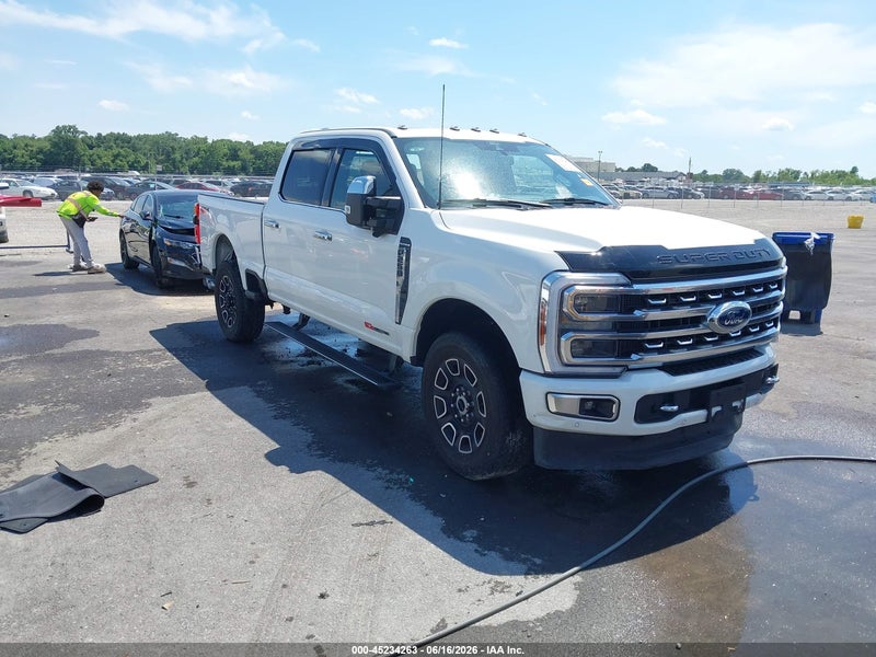 2024 Ford F-250 Platinum White vin: 1FT8W2BM3RED82991