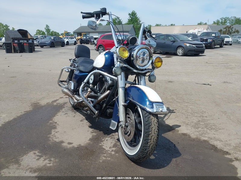 2002 Harley-davidson Flhpi   Blue vin: 1HD1FHW102Y631058
