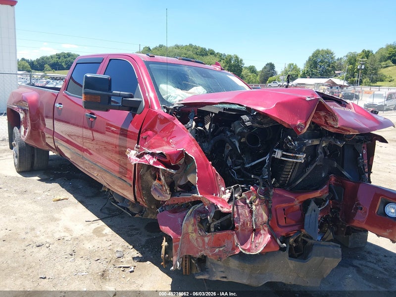 2019 Chevrolet Silverado 3500hd High Country Maroon vin: 1GC4KYEY5KF261763