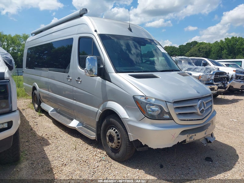 2015 Mercedes-benz Sprinter 3500 High  Roof Silver vin: WD3PF4CC3FP108973