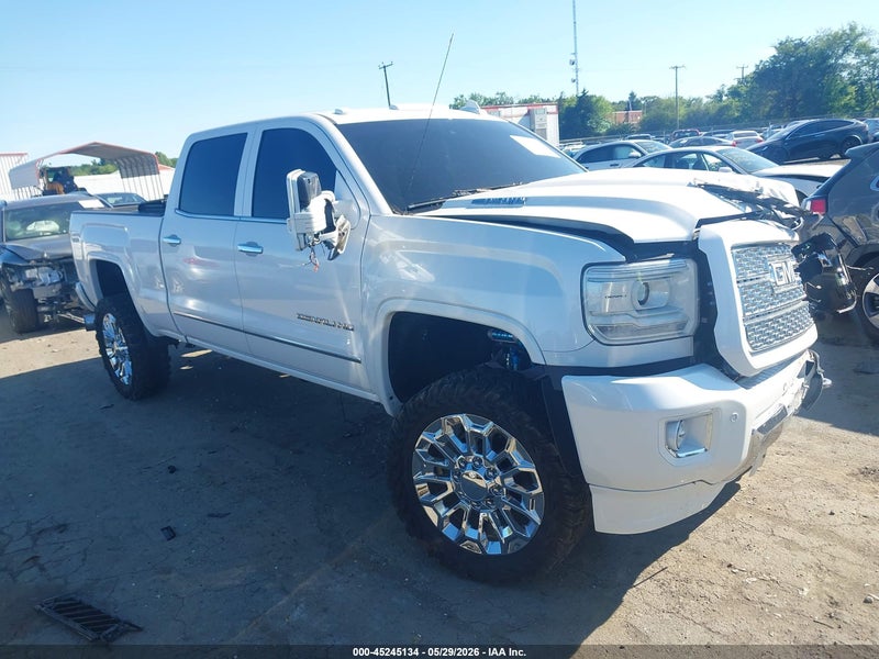 2019 Gmc Sierra 3500hd Denali White vin: 1GT42WEY3KF207382