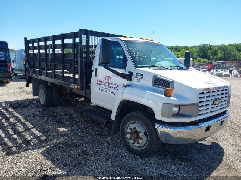 2007 Chevrolet Cc4500   White vin: 1GBE4C1G87F426506