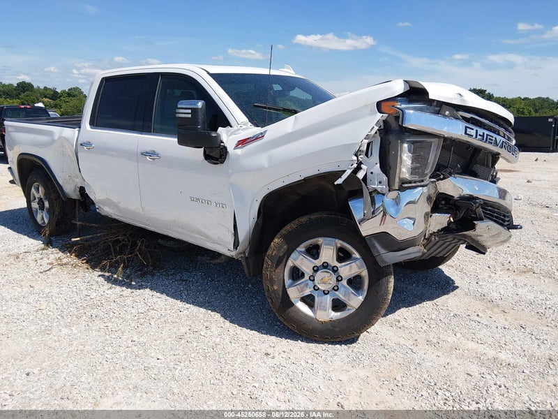 2022 Chevrolet Silverado 2500hd 4wd  Standard Bed Ltz White vin: 2GC4YPEY6N1216724