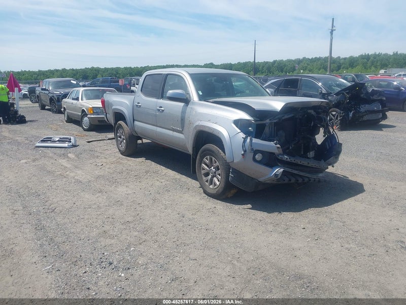 2018 Toyota Tacoma Sr5 V6 Silver vin: 3TMCZ5AN2JM125087