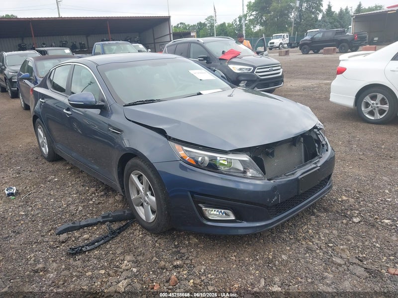 2015 Kia Optima Lx Dark Blue vin: KNAGM4A71F5569230