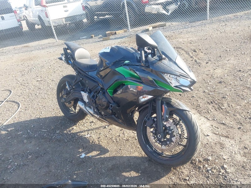 2021 Kawasaki Ex650 N Black vin: ML5EXEN14MDA36009