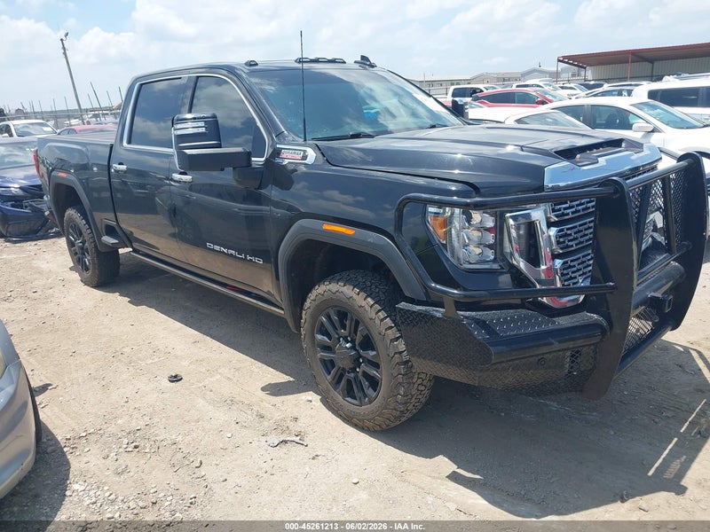 2021 Gmc Sierra 2500hd 4wd  Standard Bed Denali Черный vin: 1GT49REY7MF199027