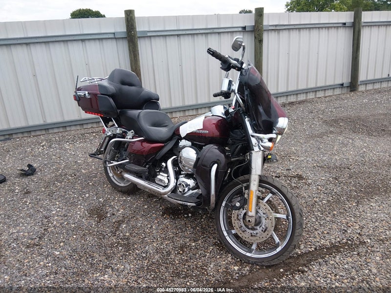 2014 Harley-davidson Flhtk Electra Glide Ultra Ltd Red vin: 1HD1KEL13EB634512